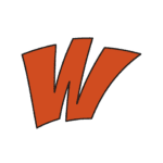 Wonky logo with red W no background